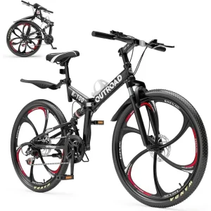 26"Folding Mountain Bike ,Full Suspension, Dual Disc Brake